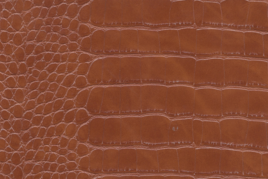 BROWN SNAKE SKIN LEATHER