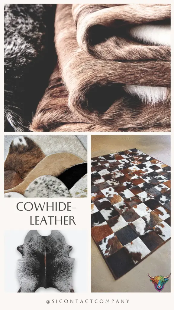 High-quality cowhide leather material